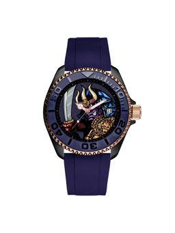 Aries Gold - Limited Edition Samuari Automatic Purple GMT Round Dial Men's Watch - G 8040 SAM-GI